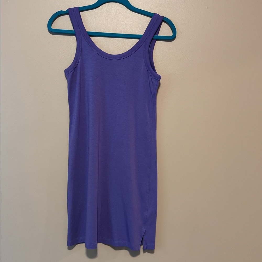 Lululemon Classic-Fit Cotton-Blend Scoop Dress. Size 2.